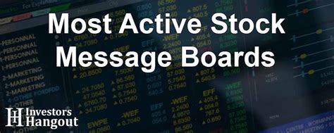 free stock message boards